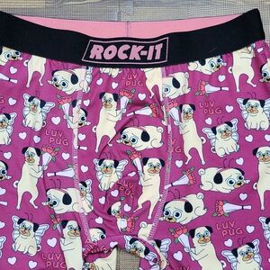ROCK-IT Luv Pug Briefs Size Large